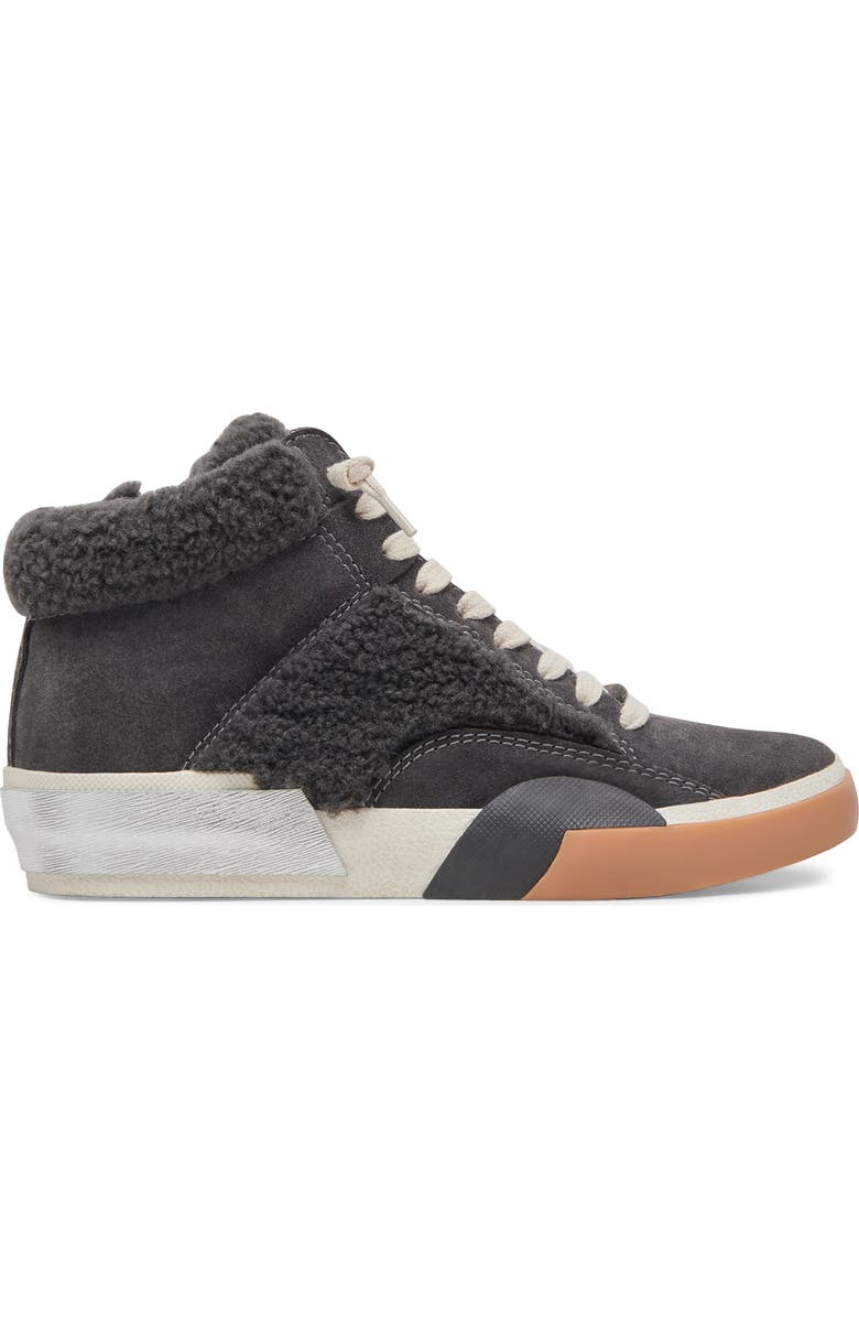 Dolce Vita Zilvia Faux Shearling High Top Sneaker, Alternate, color,