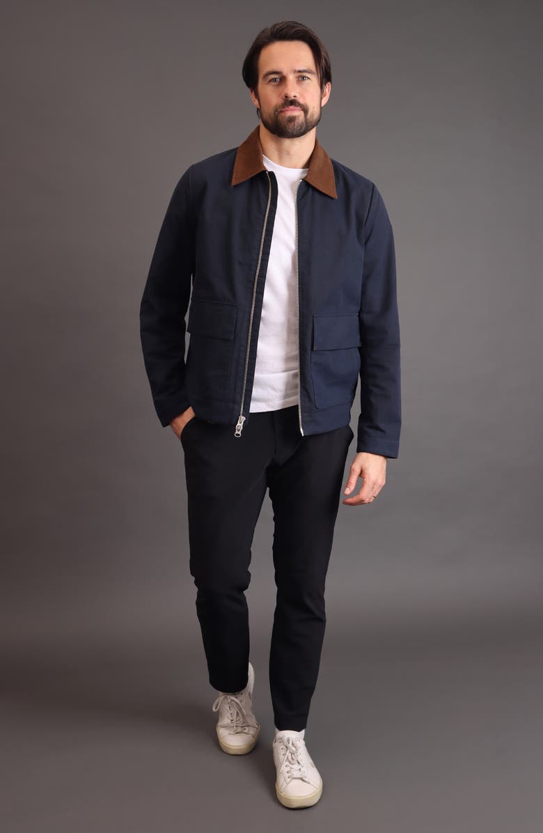 Bagatelle Waxed Cotton Patch Pocket Jacket, Alternate, color, 