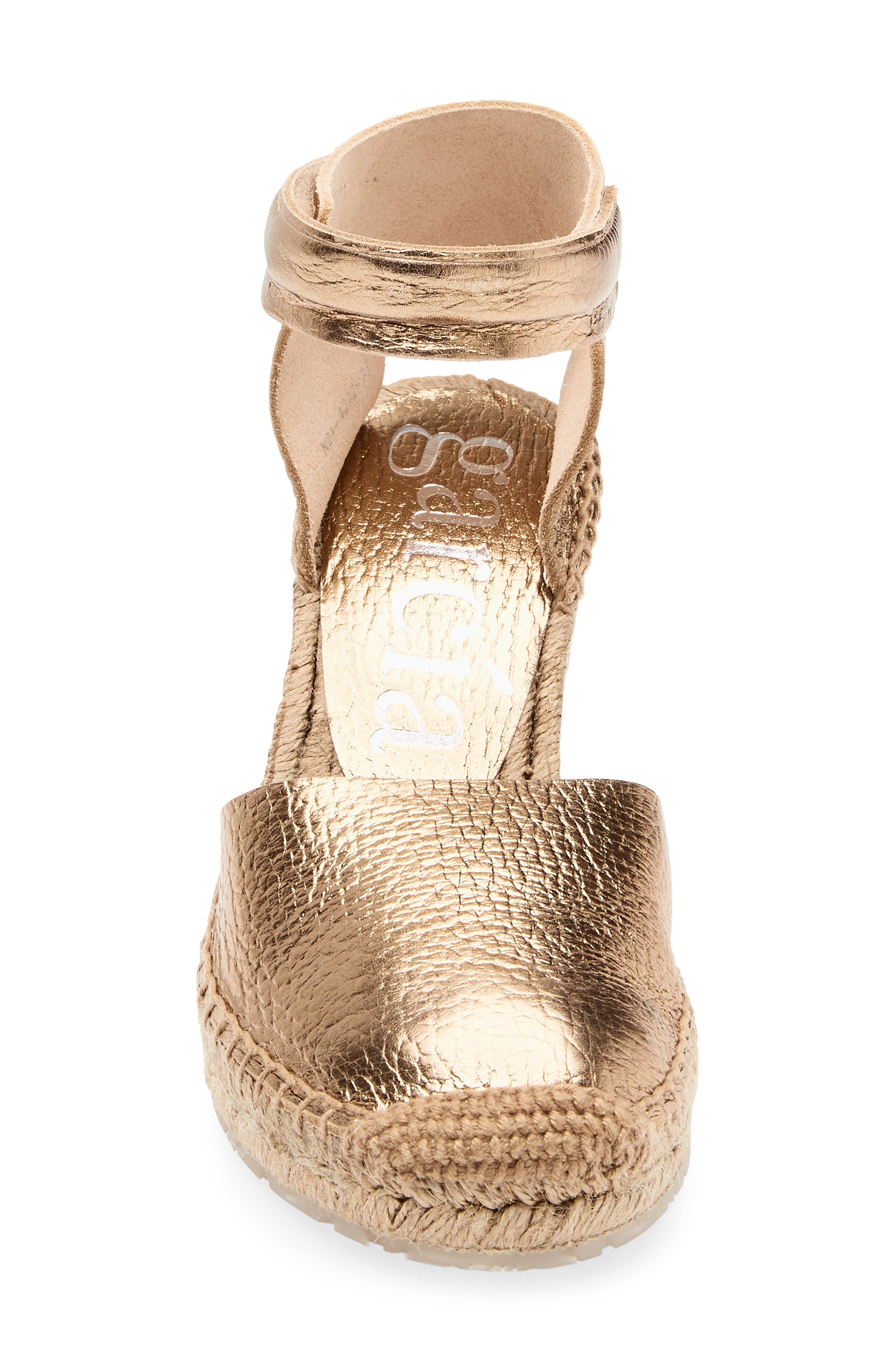Pedro Garcia Odal Espadrille Sandal, Alternate, color, Cava Cervo Lame