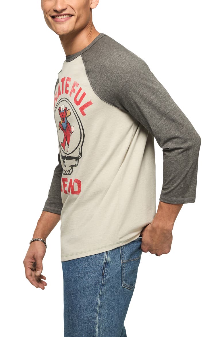 Grateful Dead Graphic Baseball T-Shirt, Alternate, color, BLACK MULTI