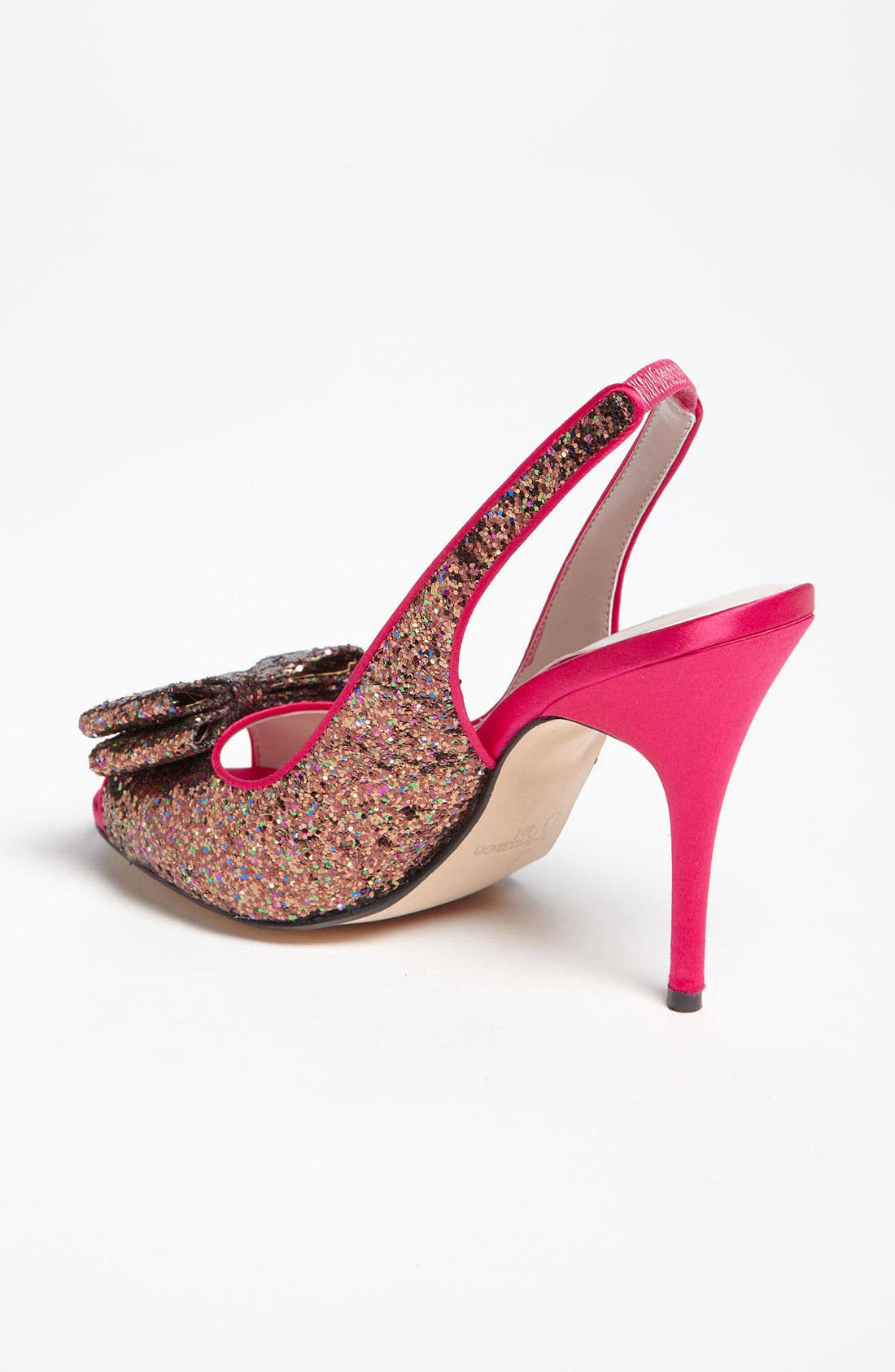 'Sparkle' Slingback, Alternate, color, MULTI FUCHSIA GLITTER
