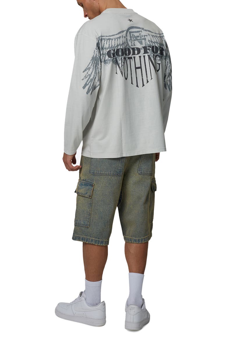 Long Sleeve Eagle Tee, Alternate, color, White