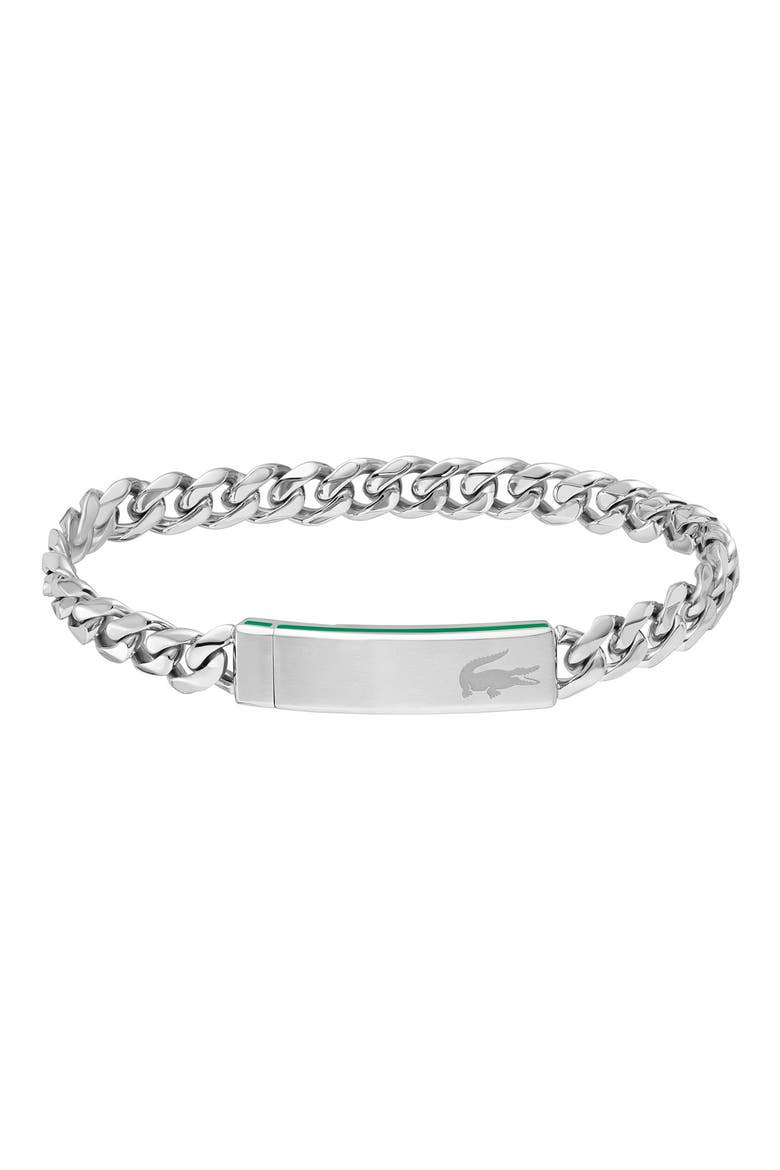 Men's Baseline Bracelet, Main, color, SILVER