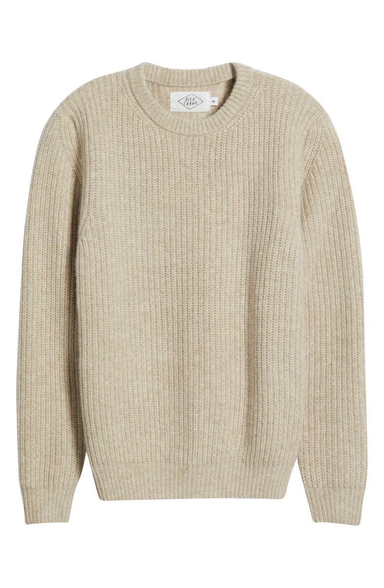ALEX CRANE Vale Merino Wool Sweater, Alternate, color, Bone