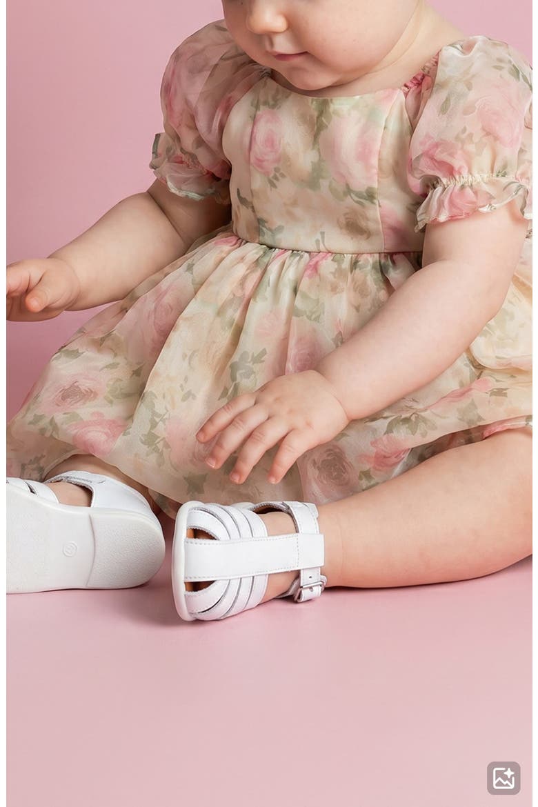 Emilia Floral Organza Dress & Bloomers Set, Alternate, color, IVORY
