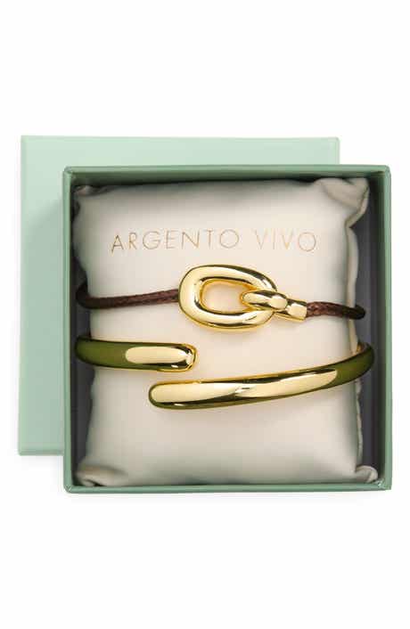Set of 2 Puffy Bypass & Cord Bracelets