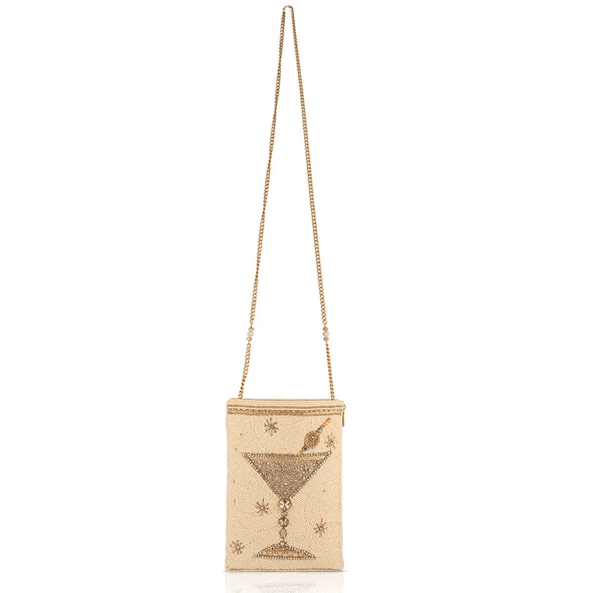 Crystal Martini Mini Handbag, Alternate, color, Ivory