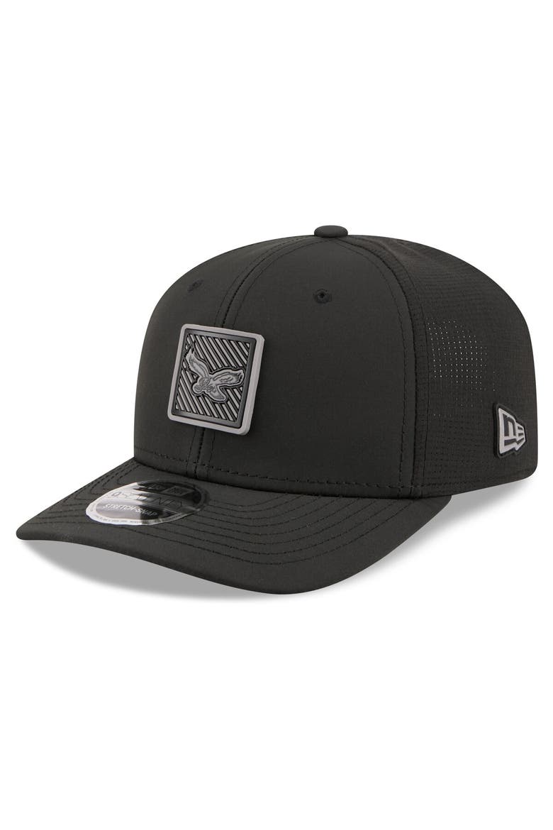 Men's New Era  Black Philadelphia Eagles 2026 NFL Training Camp 9SEVENTY Adjustable Hat, Alternate, color, Black