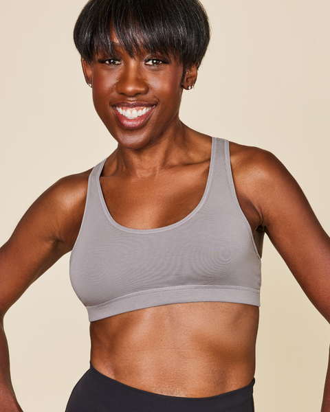 Glide Cotton Racerback Bralette