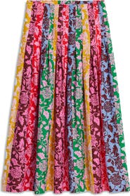 Boden Valentina Cotton Poplin Midi Skirt