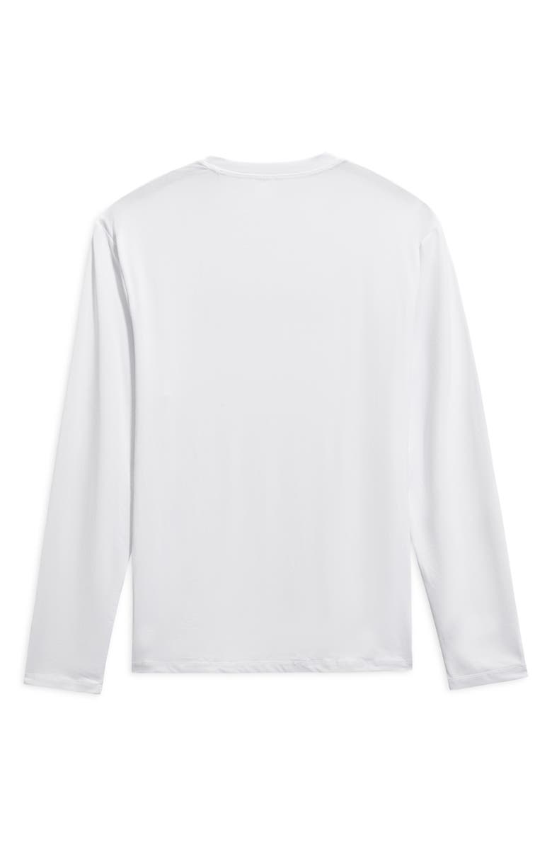 Hurley Cabana Floral Long Sleeve Sun Shirt, Alternate, color, White Traditional