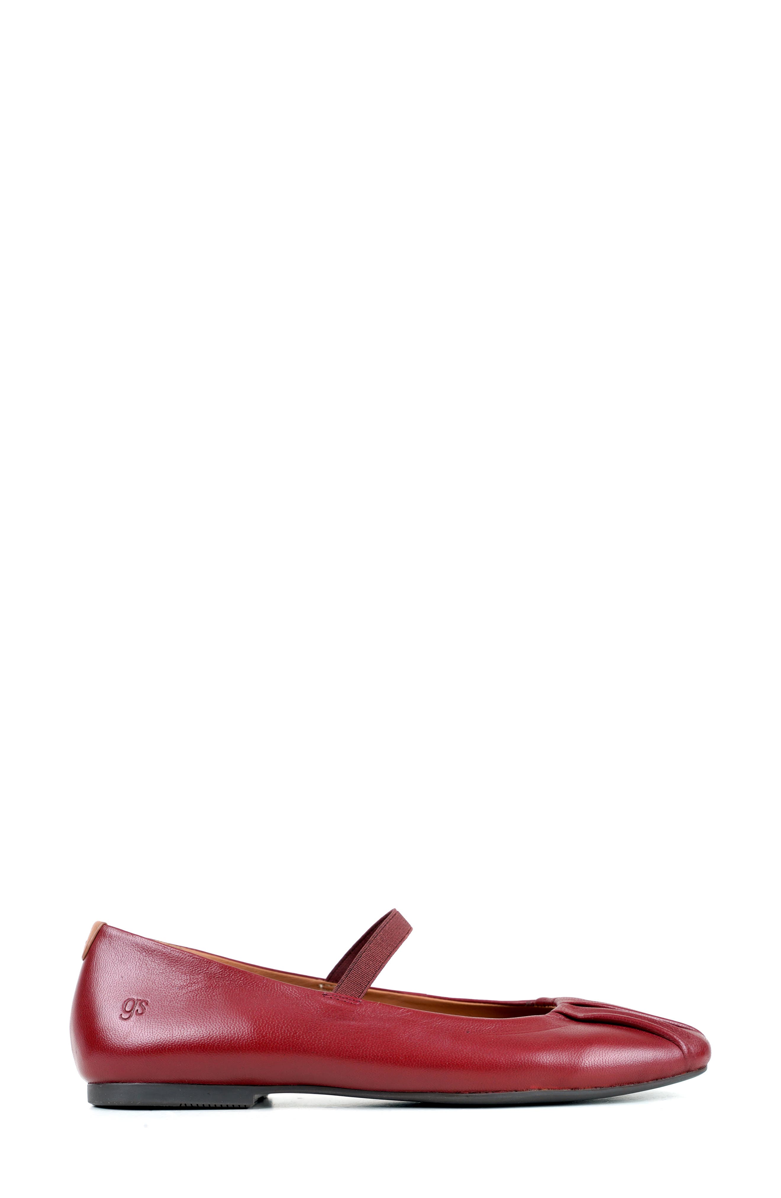 Gentle Souls Walden Mary Jane Flat, Alternate, color, Rio Red Leather