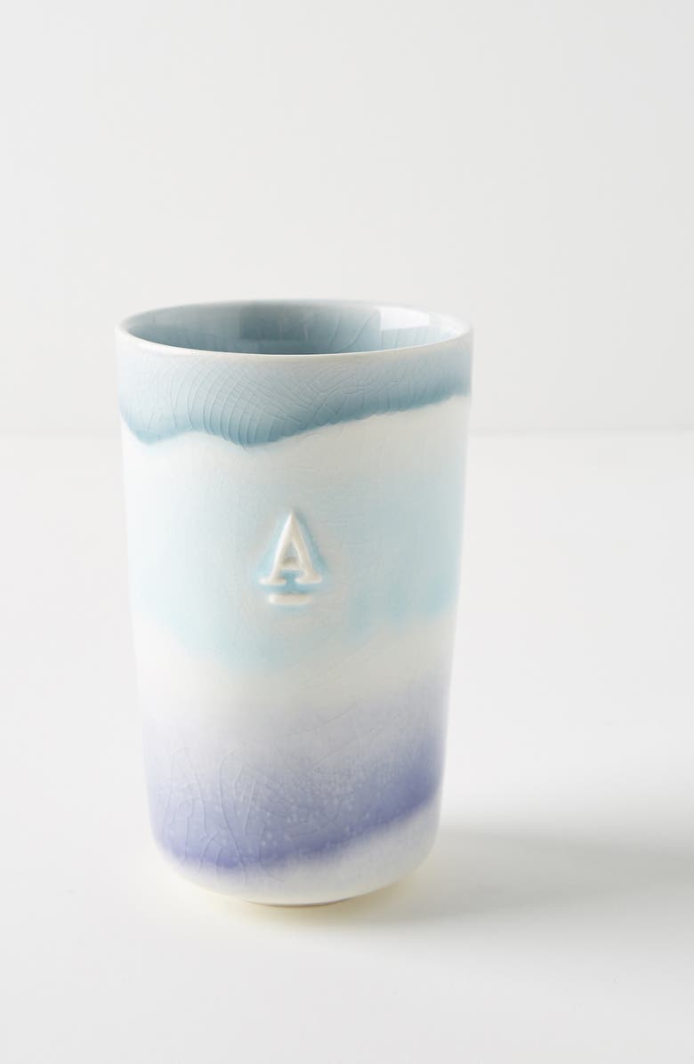 Anthropologie Home Anthropologie Wanda Monogram Tumbler, Alternate, color,