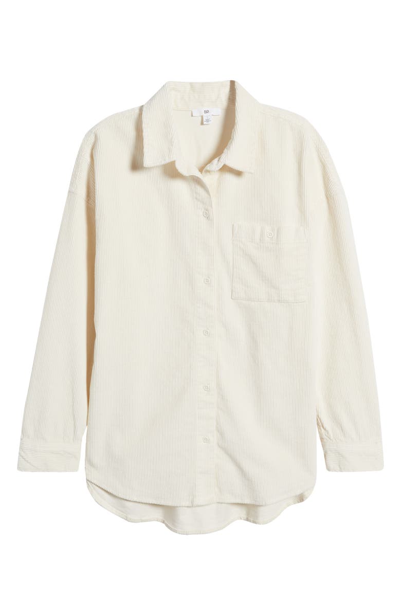 BP. Corduroy Button-Up Shirt, Alternate, color,