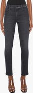 MOTHER The Dazzler Skimp Mid Rise Slim Straight Leg Jeans