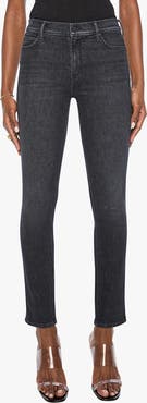 MOTHER The Dazzler Skimp Mid Rise Slim Straight Leg Jeans