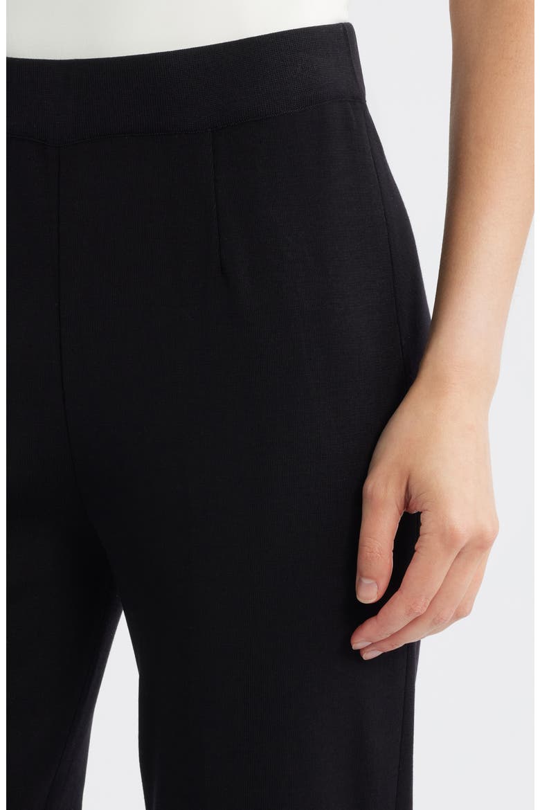 Nancy Regular Straight Leg Pants, Alternate, color, BLACK