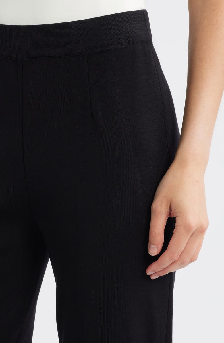 Misook Nancy Regular Straight Leg Pants, Alternate, color, Black