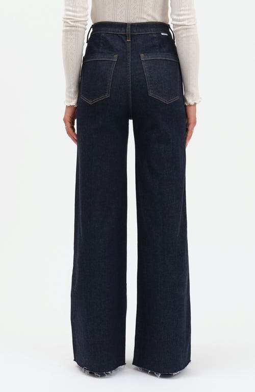 Daze Far Out High Waist Jeans In Blue