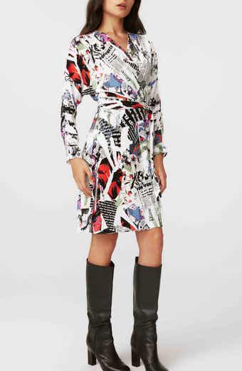 Shia Long Sleeve Wrap Dress