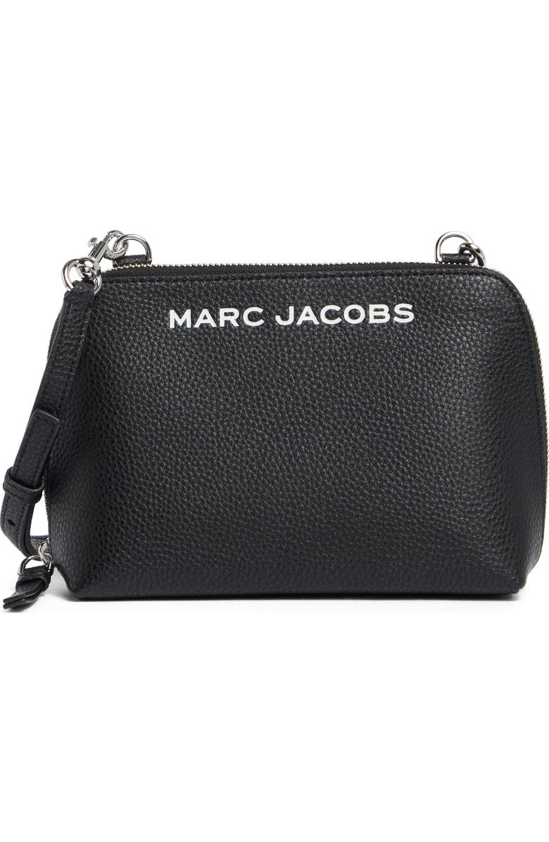 Marc Jacobs Grind Leather Crossbody Pouch, Main, color,