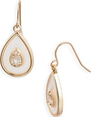 Nordstrom Resin Cubic Zirconia Teardrop Earrings