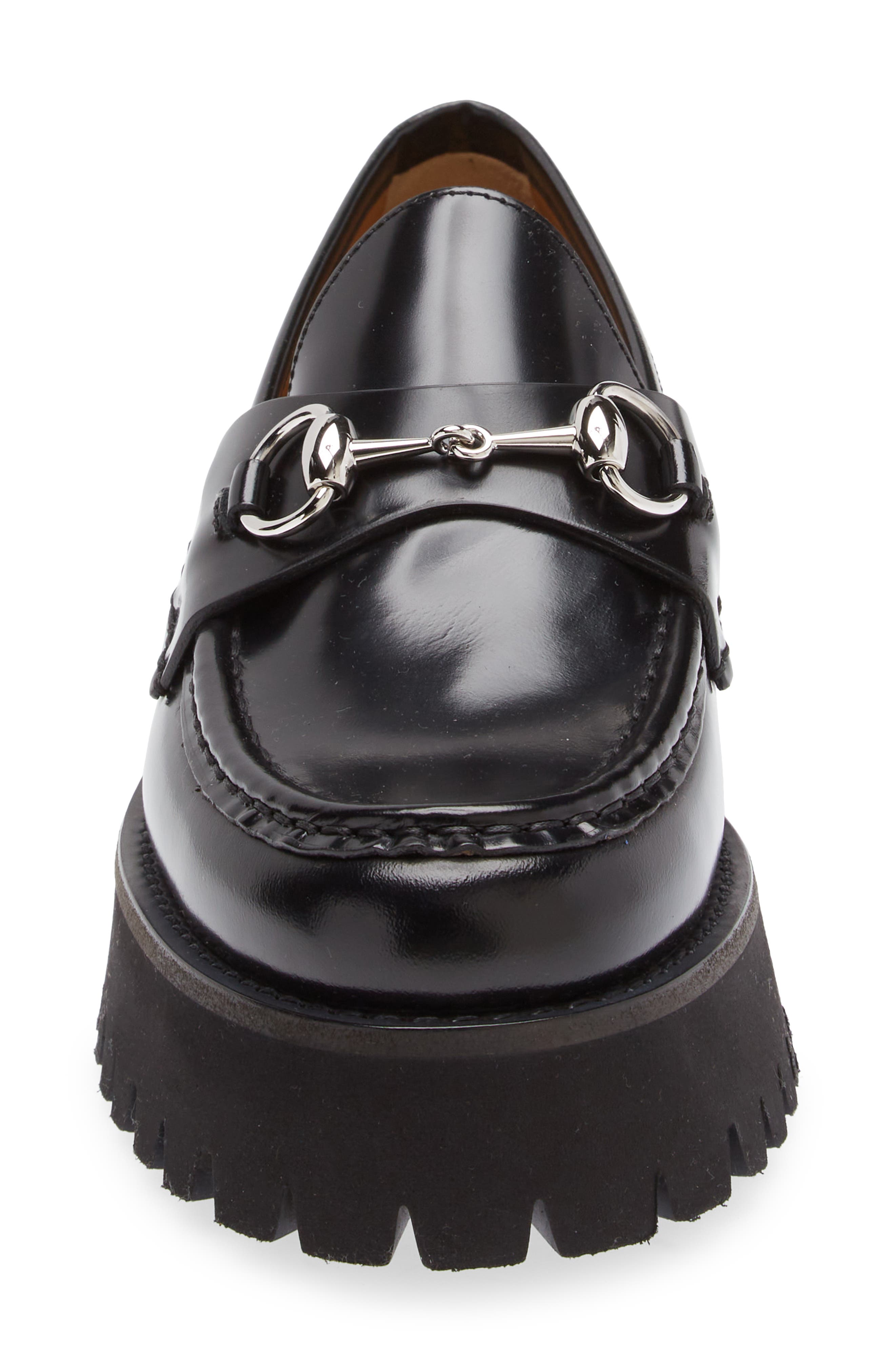 Gucci Sylke Horsebit Platform Loafer, Alternate, color, 
