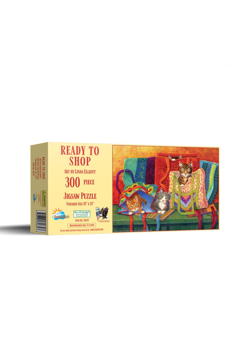 Sunsout Ready to Shop 300 piece Jigsaw Puzzle for Adults, Main, color, Multicolor