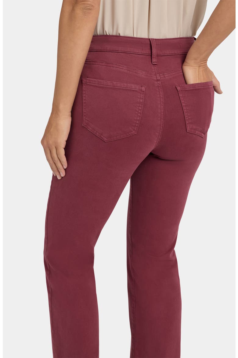 Marilyn High Waist Straight Leg Jeans, Alternate, color, TRUE BURGUNDY