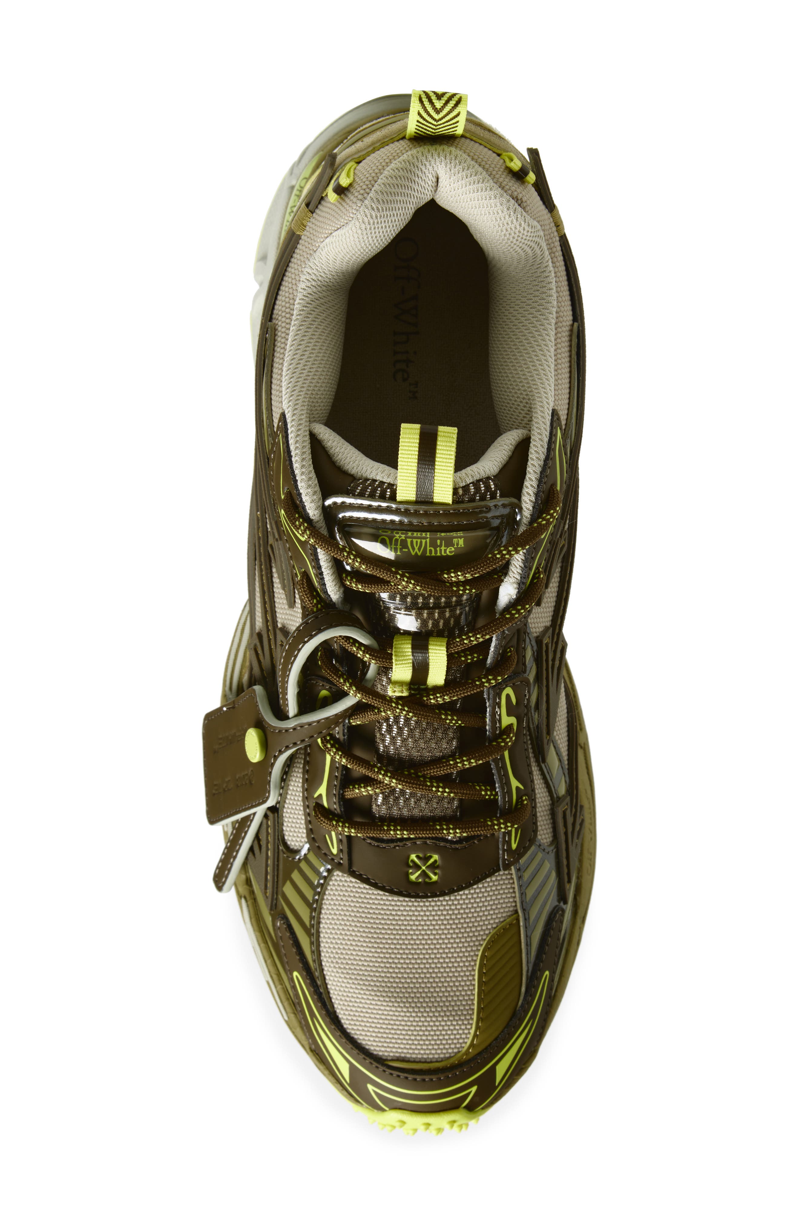 Off-White Be Right Back Sneaker, Alternate, color, Light Green - Army Green