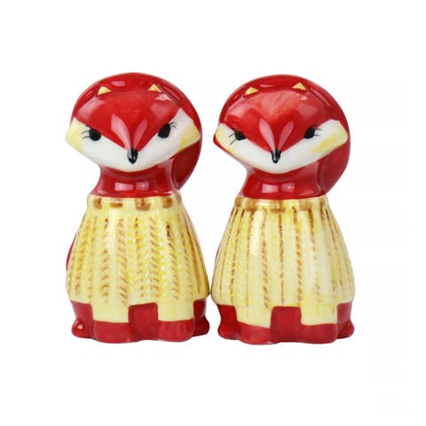 Woodland Fox Salt & Pepper Set