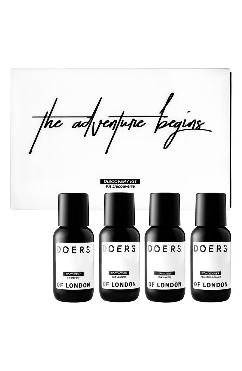 DOERS OF LONDON Hair & Skin Care Discovery Set, Main, color, 