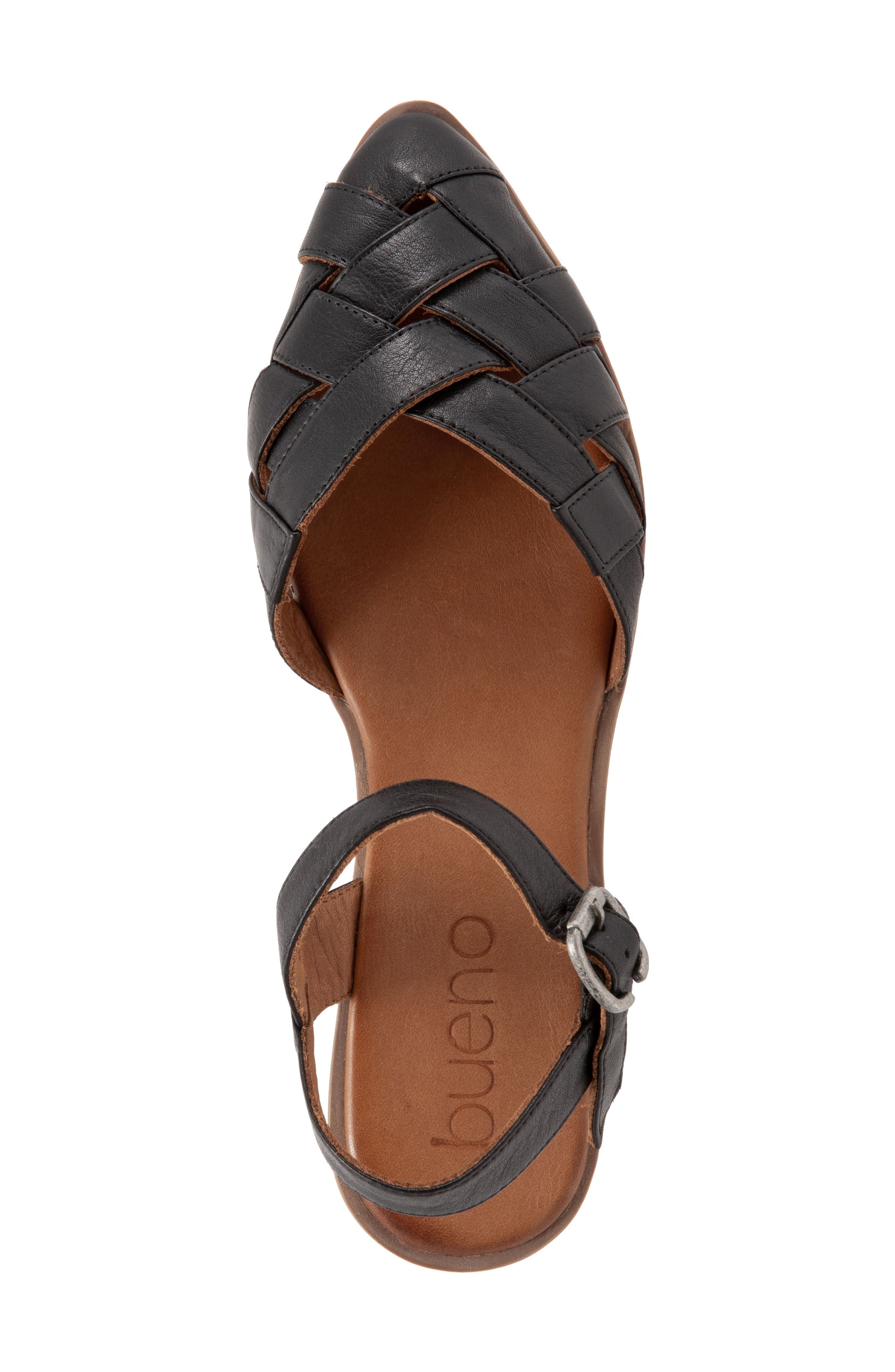 Bueno Bliss Slingback d'Orsay Flat Sandal, Alternate, color, 