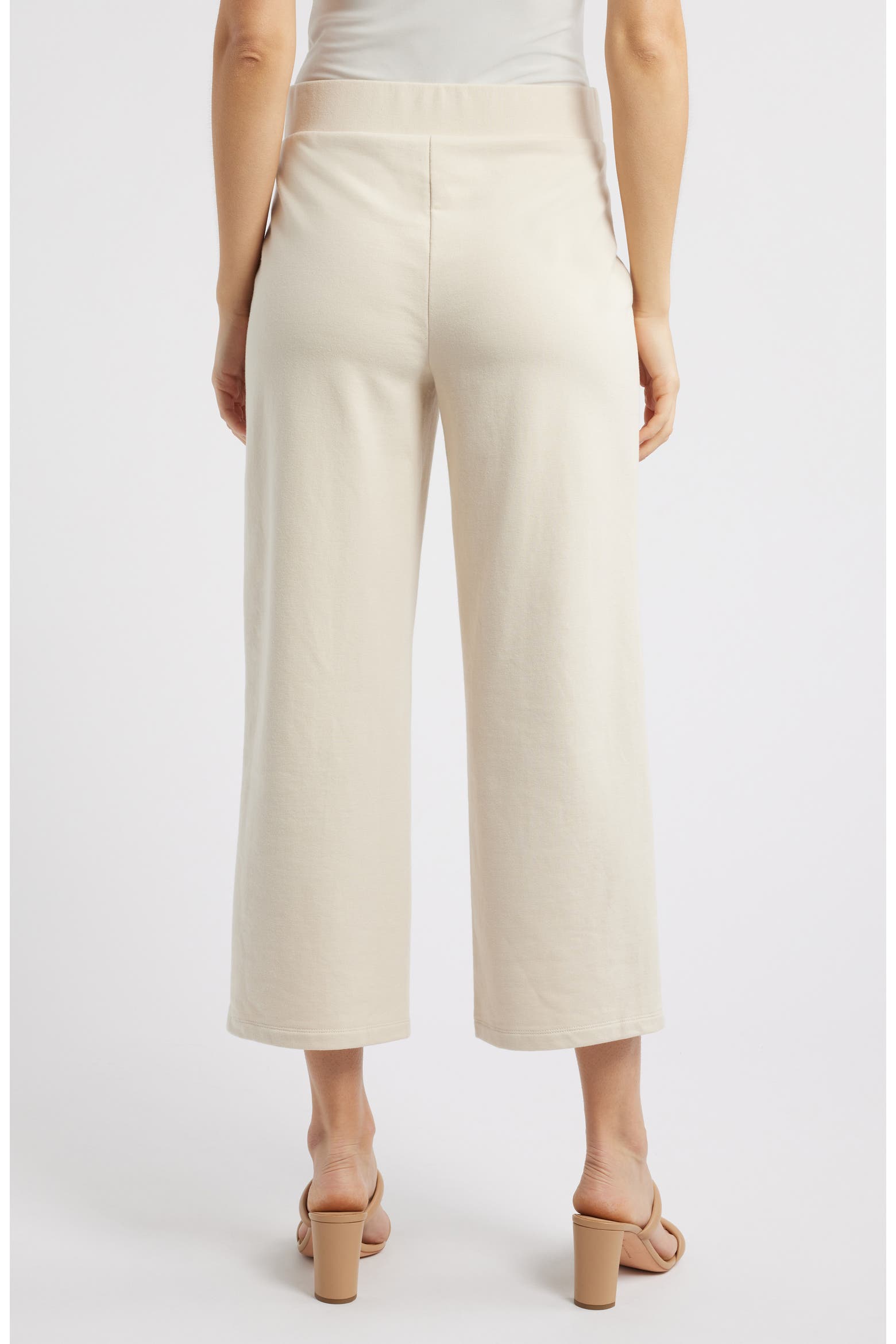 Leg Pulling Machine Anne Klein Pull-On Crop Wide Leg Pants (Women) | Nordstrom