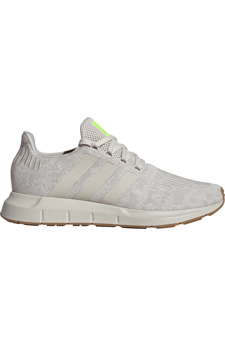 adidas Swift Run Sneaker, Alternate, color, Alumina/Alumina/Lucid Lemon