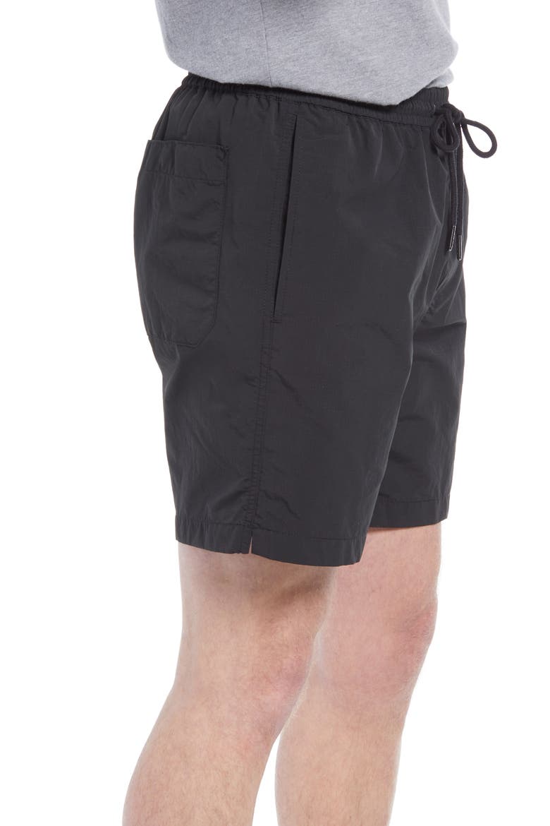 Everywear Shorts, Alternate, color, ALMOST BLACK