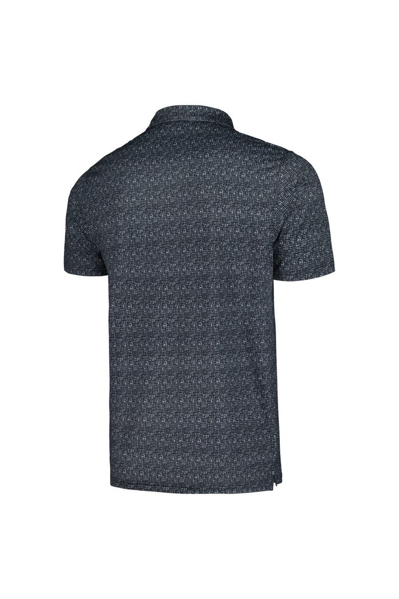 Men's Antigua Black USMNT Figment Polo, Alternate, color, Black
