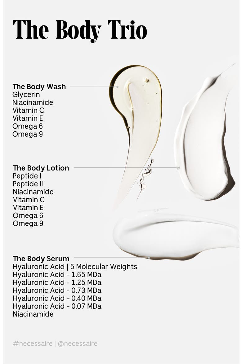 The Body Trio Set (Nordstrom Exclusive) USD $68 Value, Alternate, color, NO COLOR