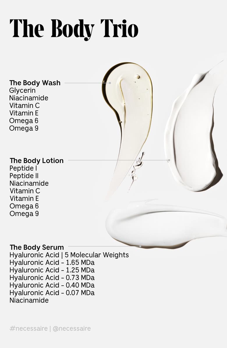 Nécessaire The Body Trio Set (Nordstrom Exclusive) USD $68 Value, Alternate, color, 