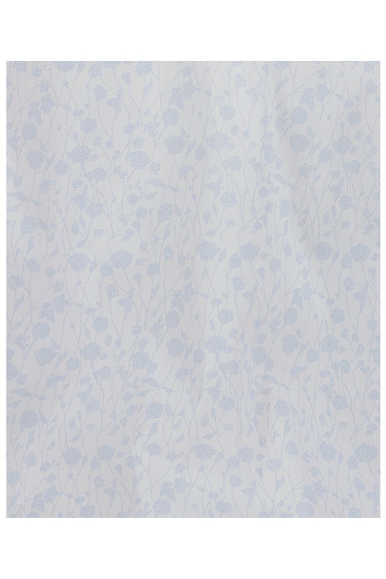 Kids' Dotted Floral Print Stretch Button-Up Shirt, Alternate, color, LIGHT BLUE