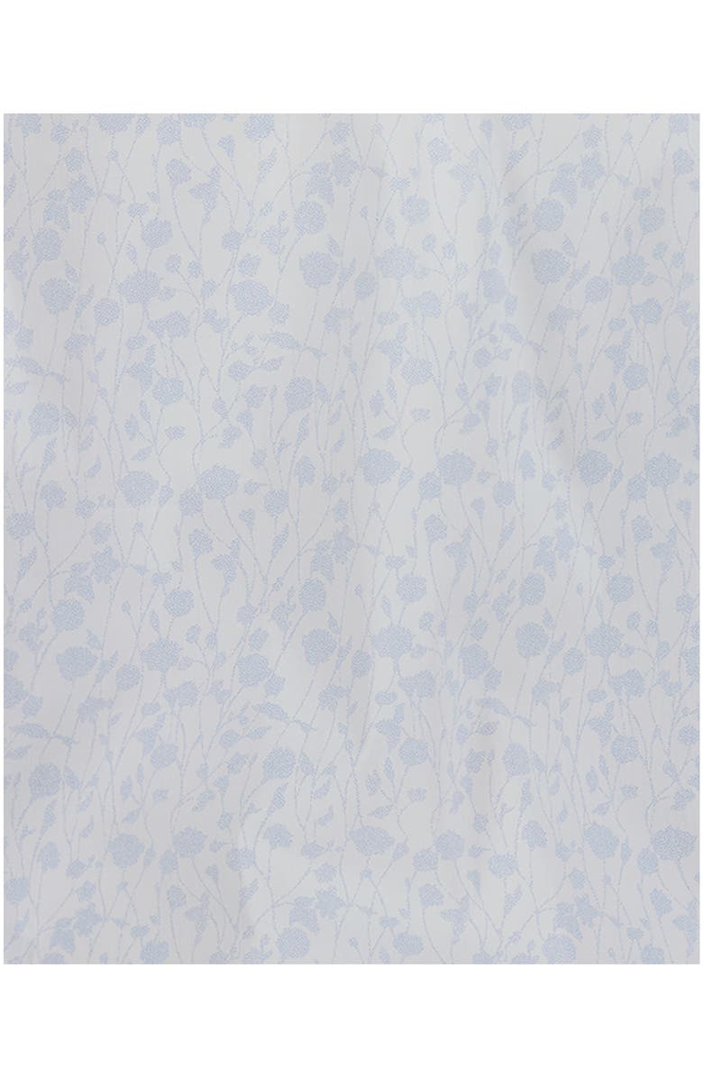 Calvin Klein Kids' Dotted Floral Print Stretch Button-Up Shirt, Alternate, color, Light Blue