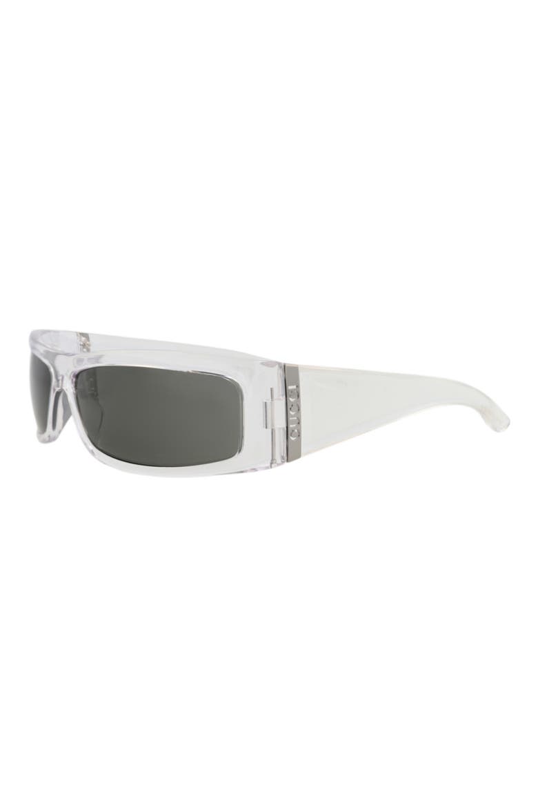 64mm Oversize Square Sunglasses, Alternate, color, CRYSTAL CRYSTAL GREY