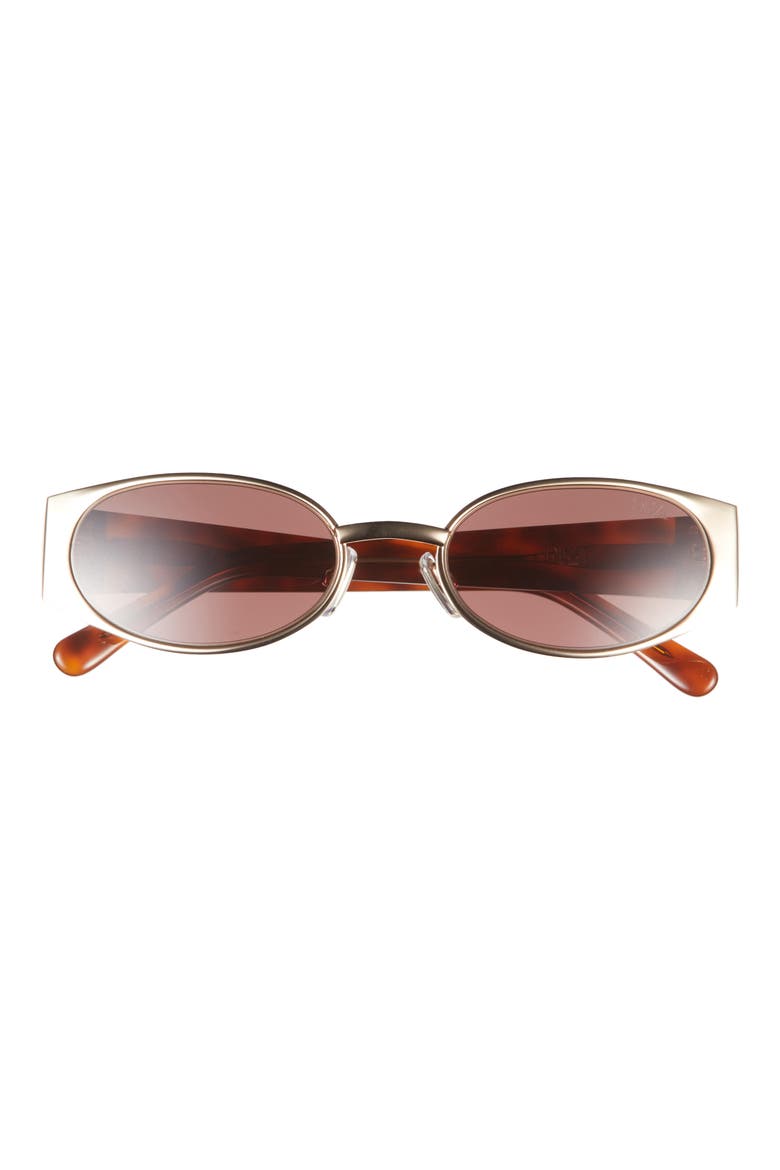 Naomi Rectangular Sunglasses, Main, color, TORTOISE/ COGNAC