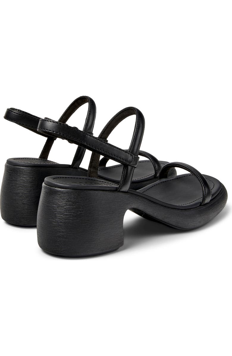 Camper Thelma Platform Slingback Sandal, Alternate, color, Black