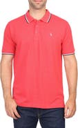 TailorByrd Micro Tipped Piqué Polo