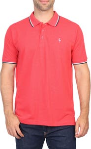 TailorByrd Micro Tipped Piqué Polo