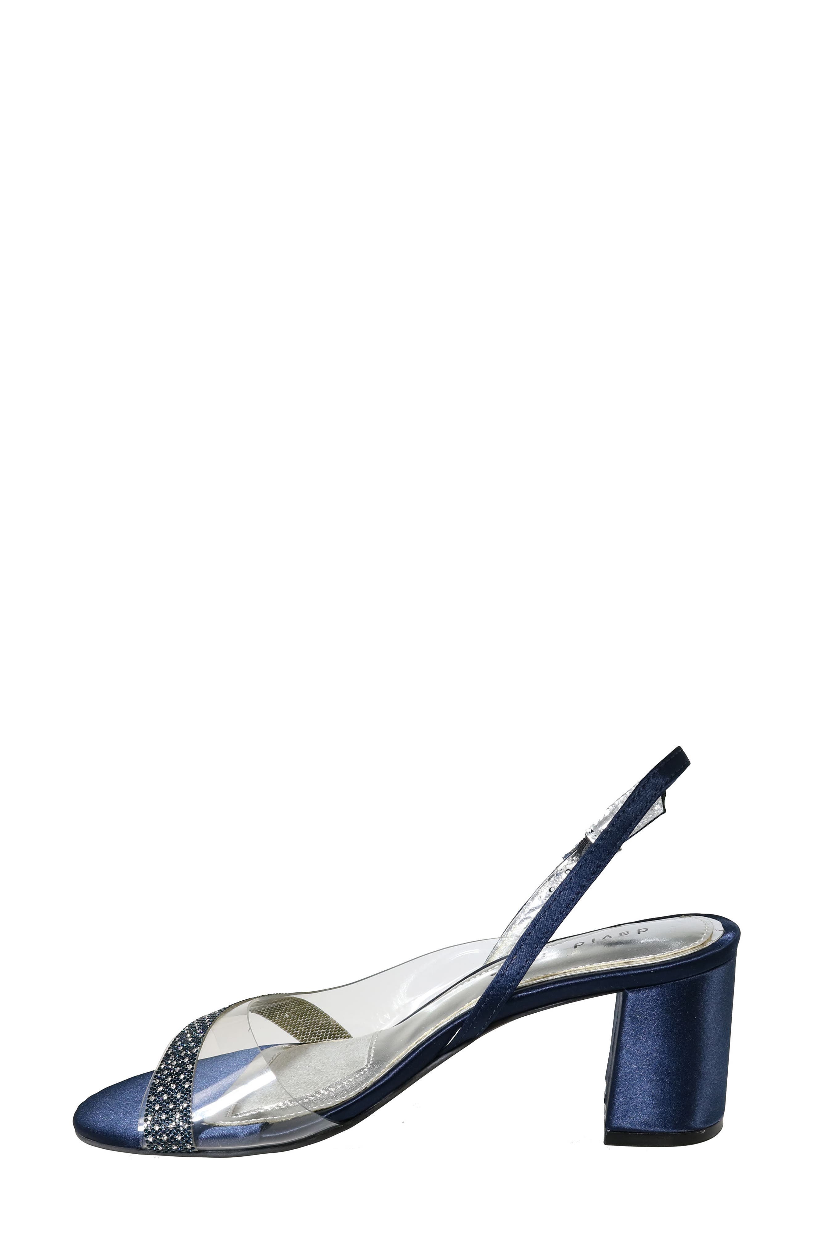 Night d'Orsay Sandal, Alternate, color, NAVY SATIN