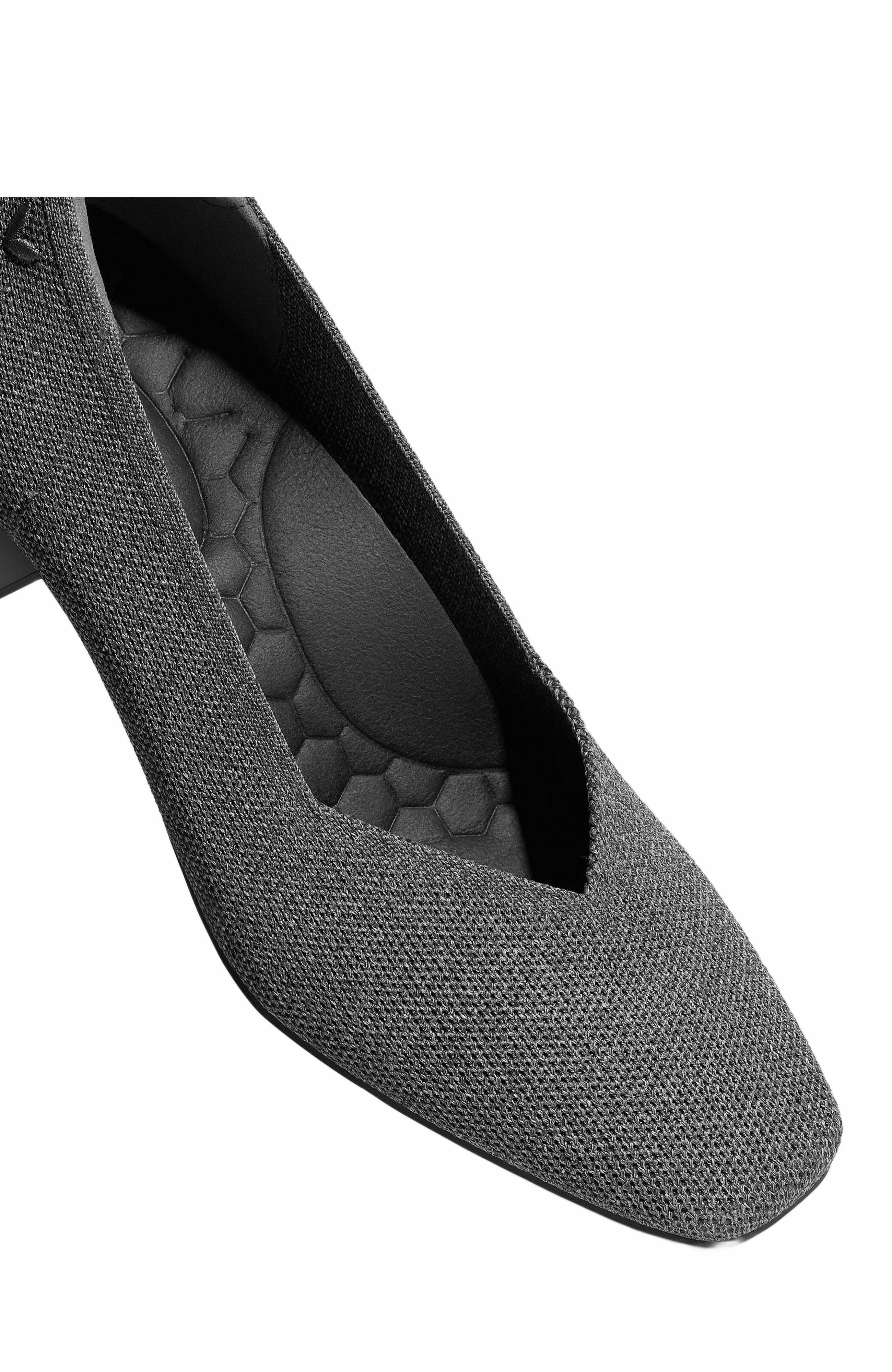 VIVAIA Square-Toe Stress Free Chunky Heels, Alternate, color, Rich Grey