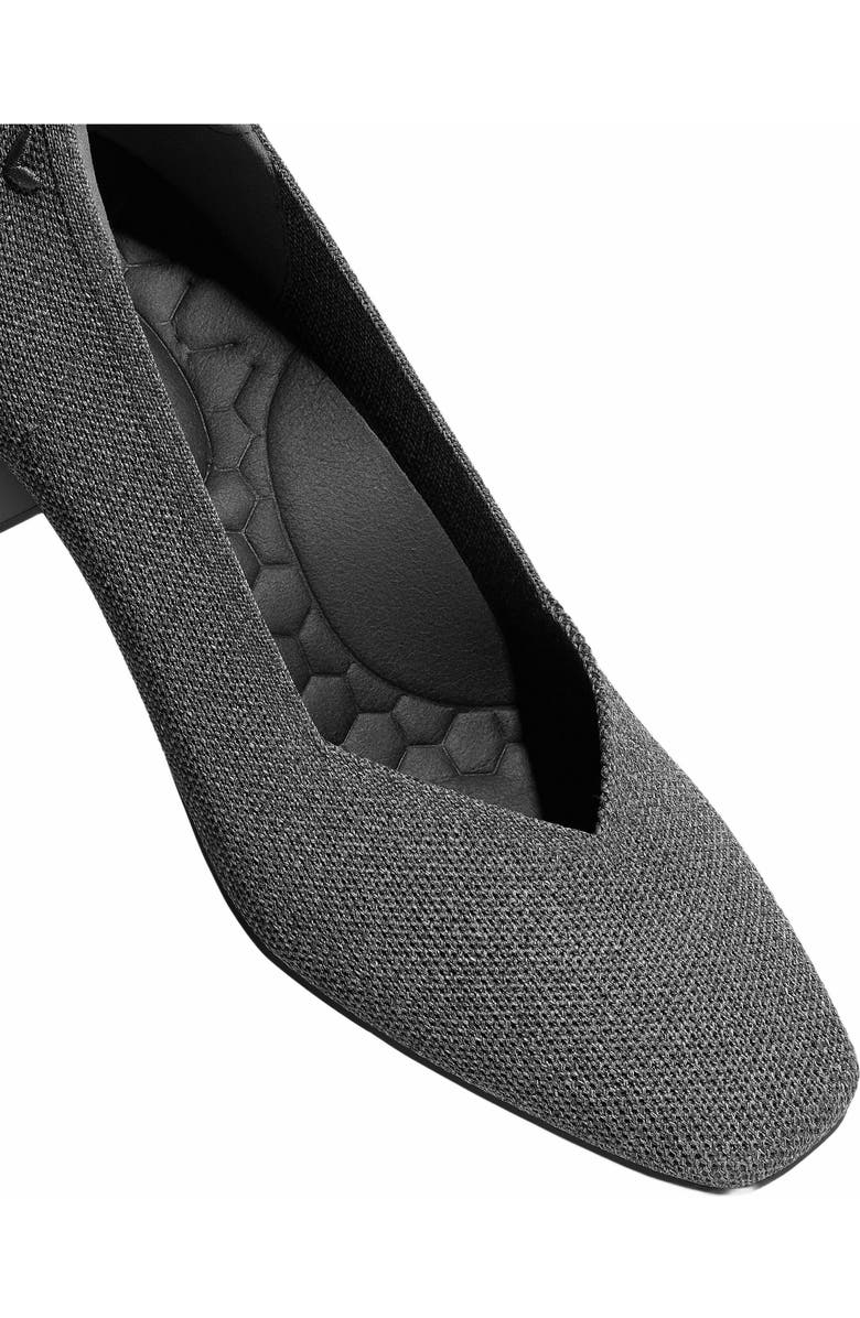 VIVAIA Square-Toe Stress Free Chunky Heels, Alternate, color, Rich Grey