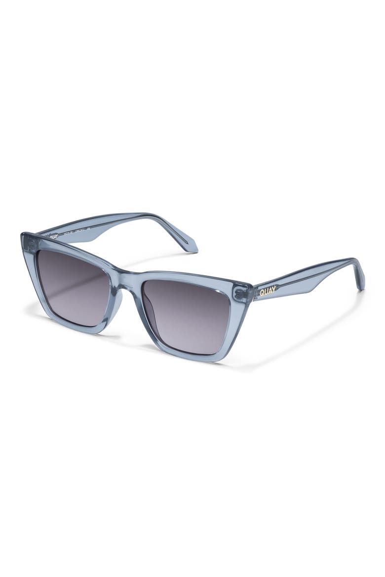 Call The Shots 54mm Gradient Cat Eye Sunglasses, Alternate, color, PRI / SMOKE